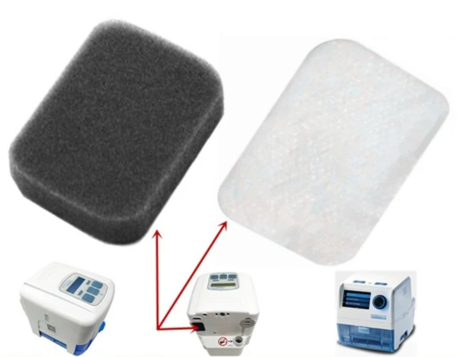 Filtre CPAP Premium réutilisable et jetable, 8 pièces, filtres fins pour  DeVilbiss
