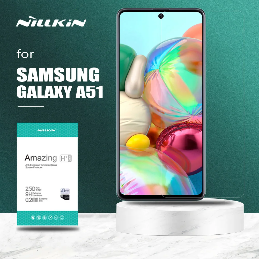 Закаленное стекло для Samsung Galaxy A51 Nillkin H + PRO ультратонкое защитное 2.5D HD Защитное