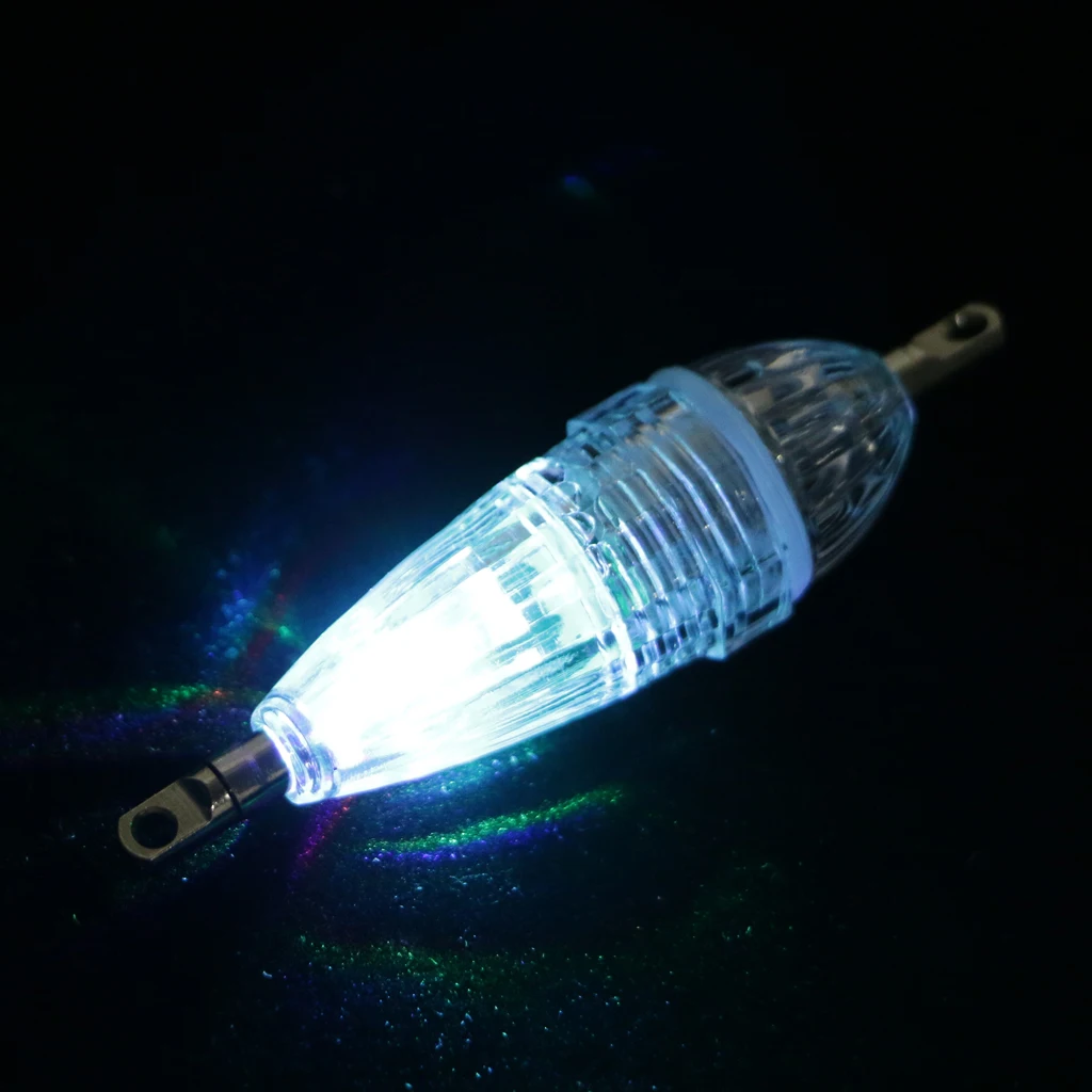 LED Fishing Light Night Fishing Lure Strobe Squid Lure Light Underwater Fish Attracting Light