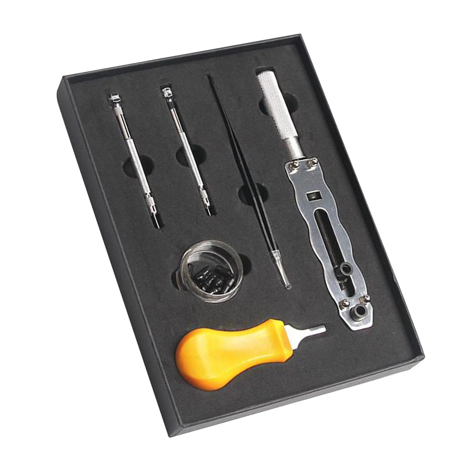 Watch Repair Tool Kit Watch Back Case Opener Removal Spring Wrench Blade Tweezer