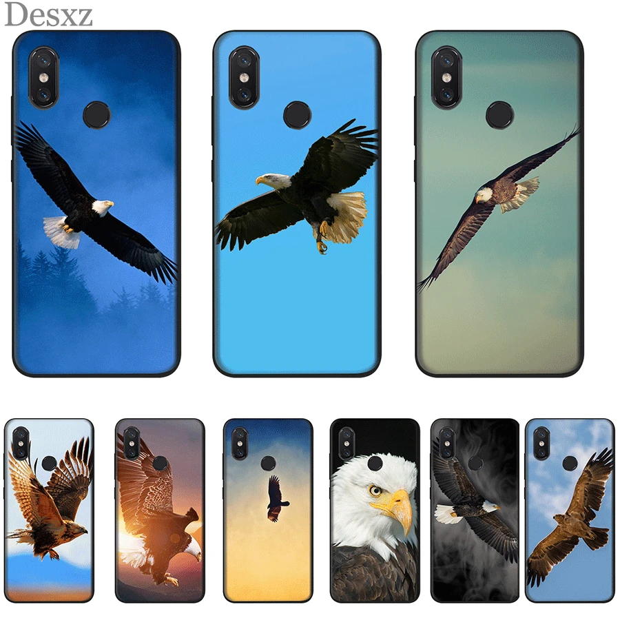 Чехол для мобильного телефона из ТПУ Redmi версия 4 4X5 6 7 Pro 5A Prime Cover Bird Eagle | Мобильные