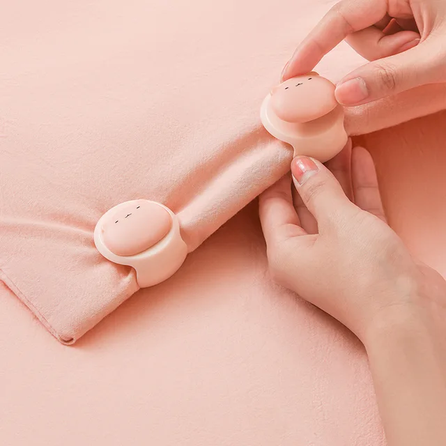 6Db Ágynemű-Tartóellenes Csúszás Csat-Szetter Háztartási Ágytakaró Klip Paplan Rugó És Nyári Nem Csat - Image 4