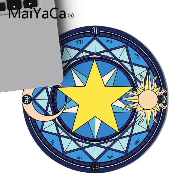 MaiYaCa Hot Sales anime Cute Magic Array Rubber PC Computer Gaming mousepad Mouse mat Rug For PC Laptop Notebook gamer desk pad