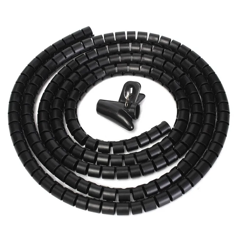 1M Organizer Management Tools 8mm Winder Protector PE Cord Cable Rope Computer | Электроника