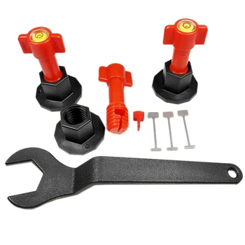 

Reusable Anti-Lippage Tile Leveling System Construction Tools Kit