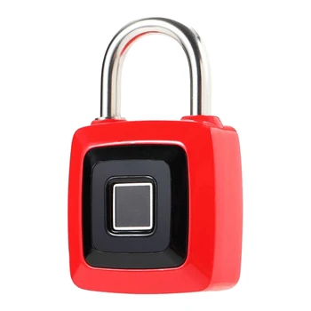 

Fingerprint Padlock Outdoor Smart Fingerprint Lock Door Lock Portable Home Lock USB Charging Anti-Theft School Lock
