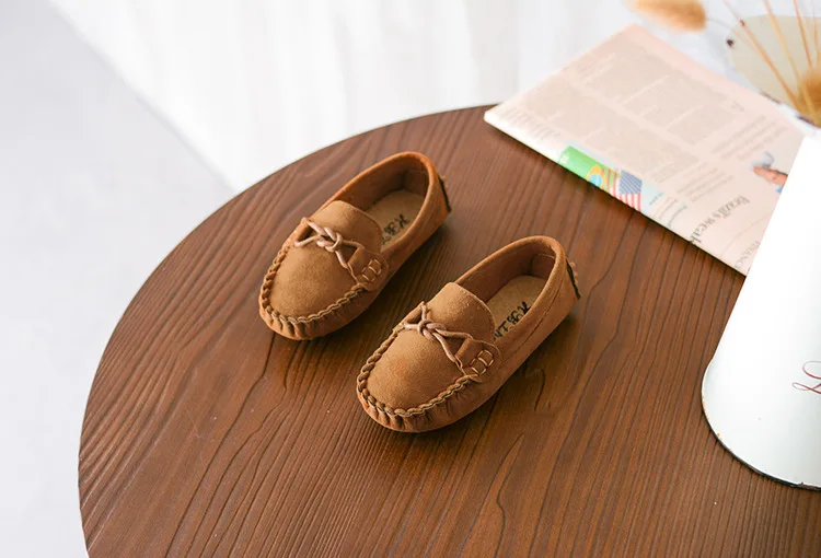 Size 21-35 Baby Toddler Shoes Spring Summer Children Soft PU Leather Casual Shoes Boys Loafers Girls Moccasins Shoes