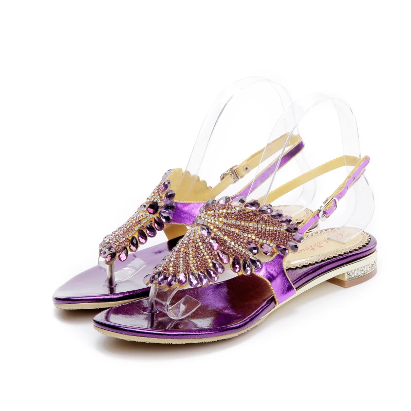 Женская обувь на высоком каблуке с бабочкой; туфли со стразами и ремешком на щиколотке; женские туфли с открытым носком в богемном стиле