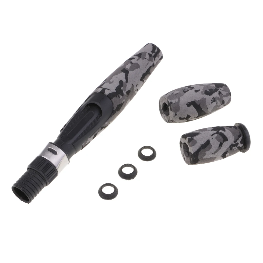 Camoulage EVA Baitcasting Fishing Rod Handle DIY Foam Split Pole Grips Replacement