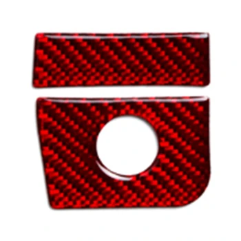 

Storage Box Panel Carbon Fiber Sticker, Car Interior Dashboard Cover, Applicable for Ford Mustang 2015-2019