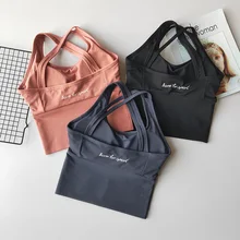 Женский спортивный лифчик высокий плотный спортивный бюстгалтер бюстгальтер для фитнеса бесшовный топ для спортзала женская спортивная одежда жилет для йоги спортивные топы