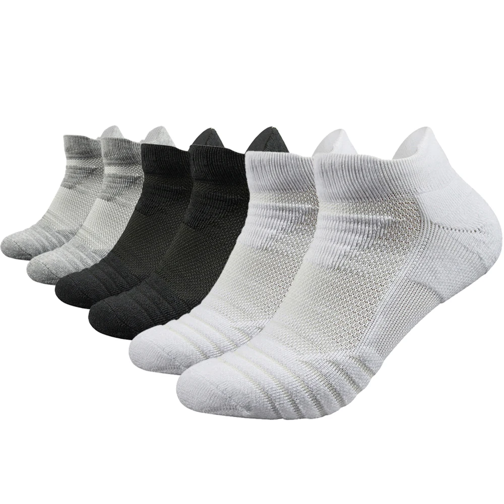 E366700A 6pairs SFIT Компрессионные спортивные носки для бега для мужчин и женщин мягкие утолщенные для занятий фитнесом и велоспортом, походные спортивные носки новинка - Цвет: E366700A 6pairs