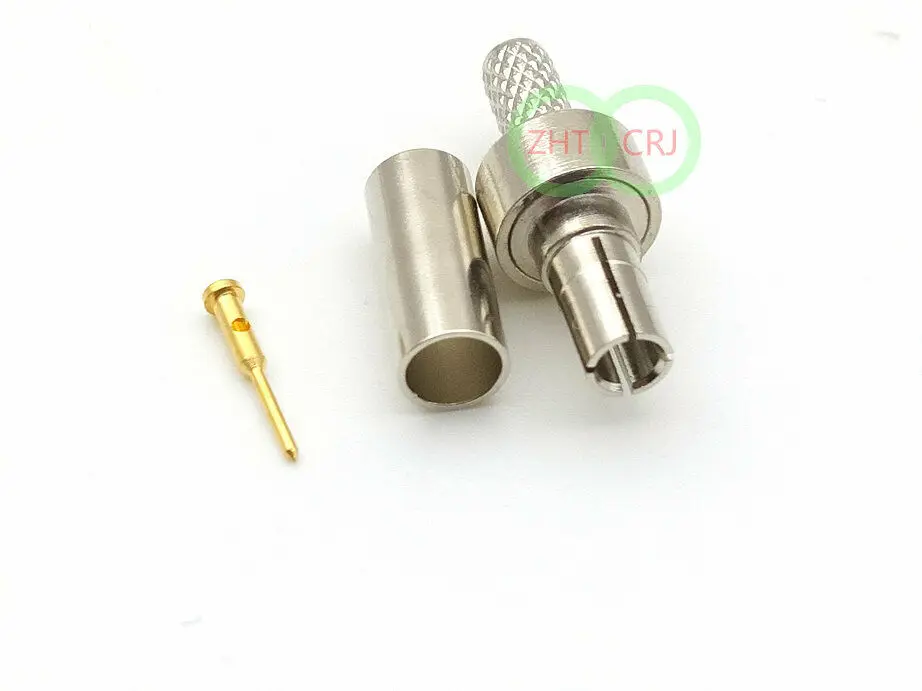 100 шт. обжимной разъем crc9 для коаксиального кабеля g316 rg174 lmr100|connector crimp|connectors for