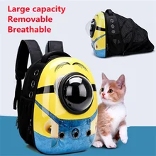 Aliexpress - Cartoon Pet Dog Cat Bag Backpack Breathable Carrier Bag for Outdoor Travel Shoulder Bag Case Puppy Cat Air Bubble Box Large Size