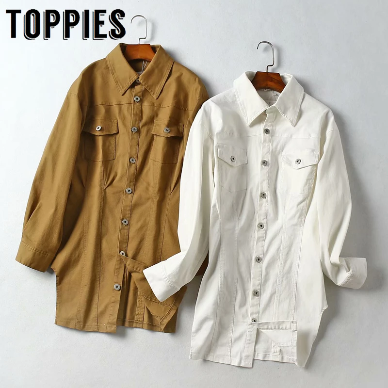 

Loose Oversize Long Coat Button Up Jacket Fall 2019 Women Jacket Coat Solid Color Windbreaker Fashion Streetwear