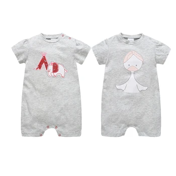 

Honeyzone Newborn Clothes Baby Jumpsuit Ropa Bebe Recien Nacido Summer Infant Overalls Short Sleeve Baby Girl Clothing Set 0-12m