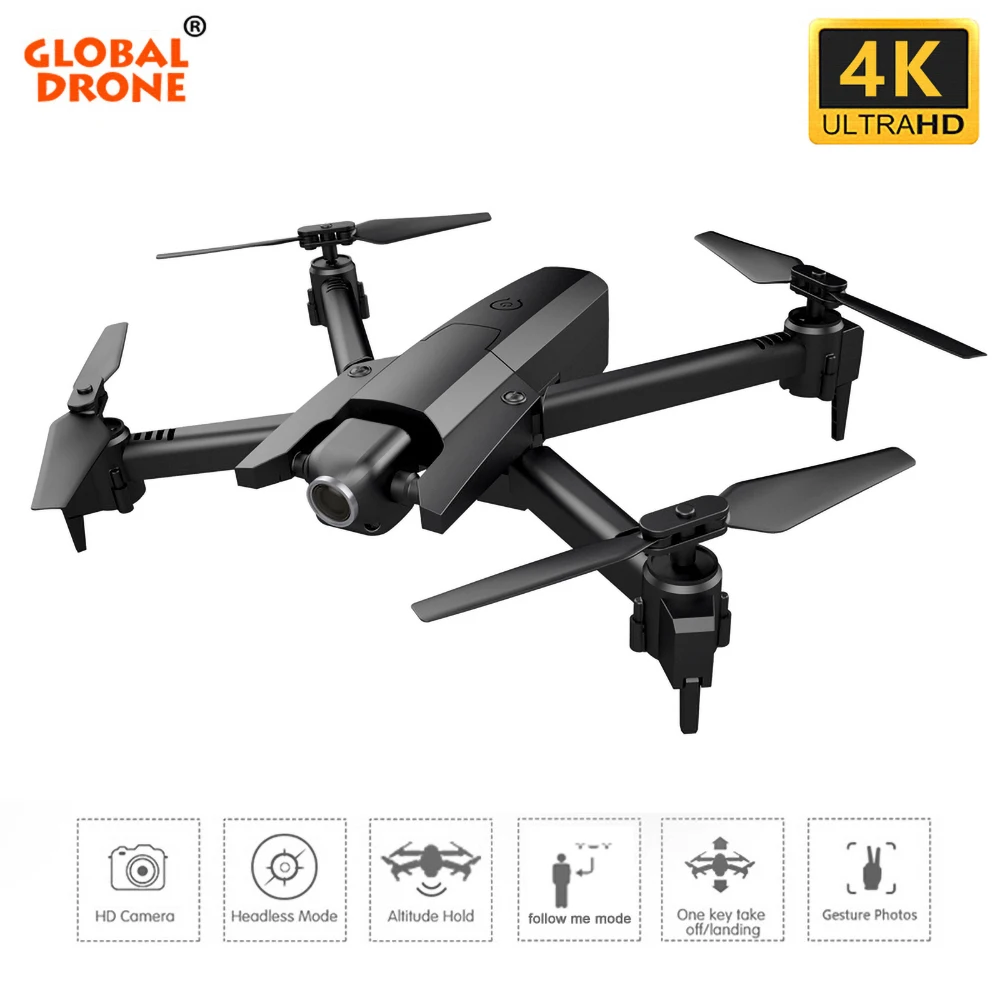 GW106 WiFi FPV RC Drone с камерой 720P управление через приложение складной Квадрокоптер