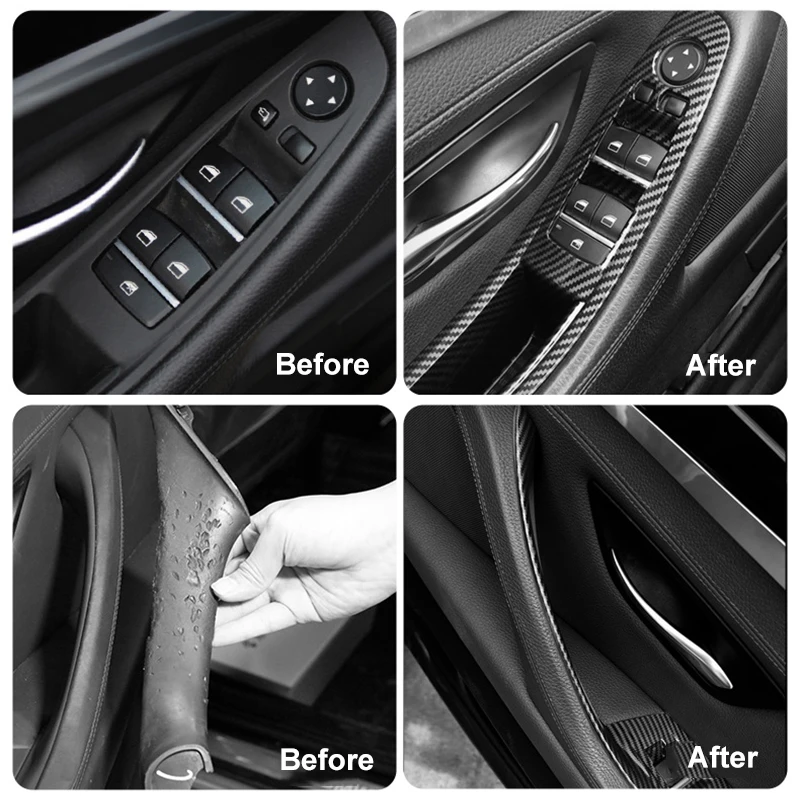 Автомобильный Стайлинг для BMW 5 серии F10 F11 F18 2010 2017 углеродное волокно