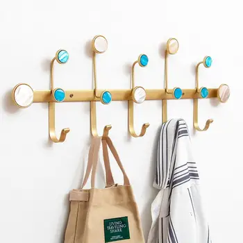 

2020 High quality Wall Storage Rack with Hanging Hook for Home Cloakroom Living Room Organize Bathroom Accessories