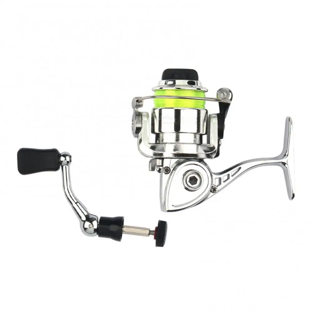 40%HOTUpgraded version XM100 Mini Metal Fishing Reel Spinning Wheel Bearing  Fishing Tackle Small Rotating Fishing Reel Fish Acce