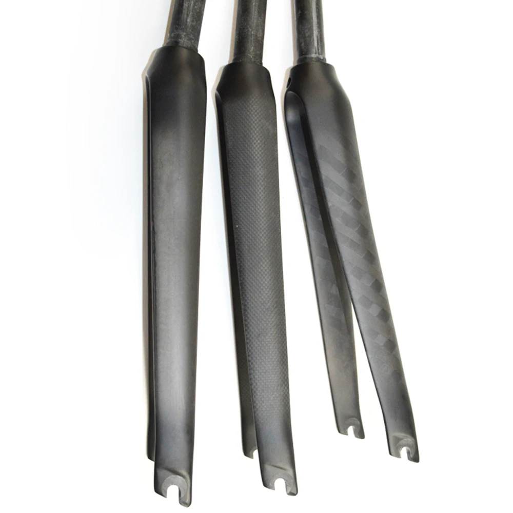 Road Bicycle Full Carbon Fiber Forks 700c Ud 12k 3k Carbon Forks C Brake Steerer Tube Diameter 1