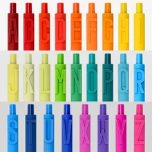 1 шт. Smodapen 36 красочные буквы шариковые ручки 0,5 мм черный сердечник креативные конфеты английская цифровая ручка