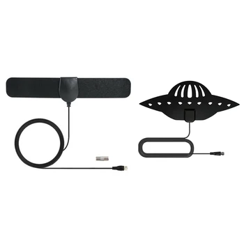 

2 Pcs Antenna TV Digital HD Skywire 4K Antena Digital Indoor HDTV 1080P, 300 Mile & 50 Miles