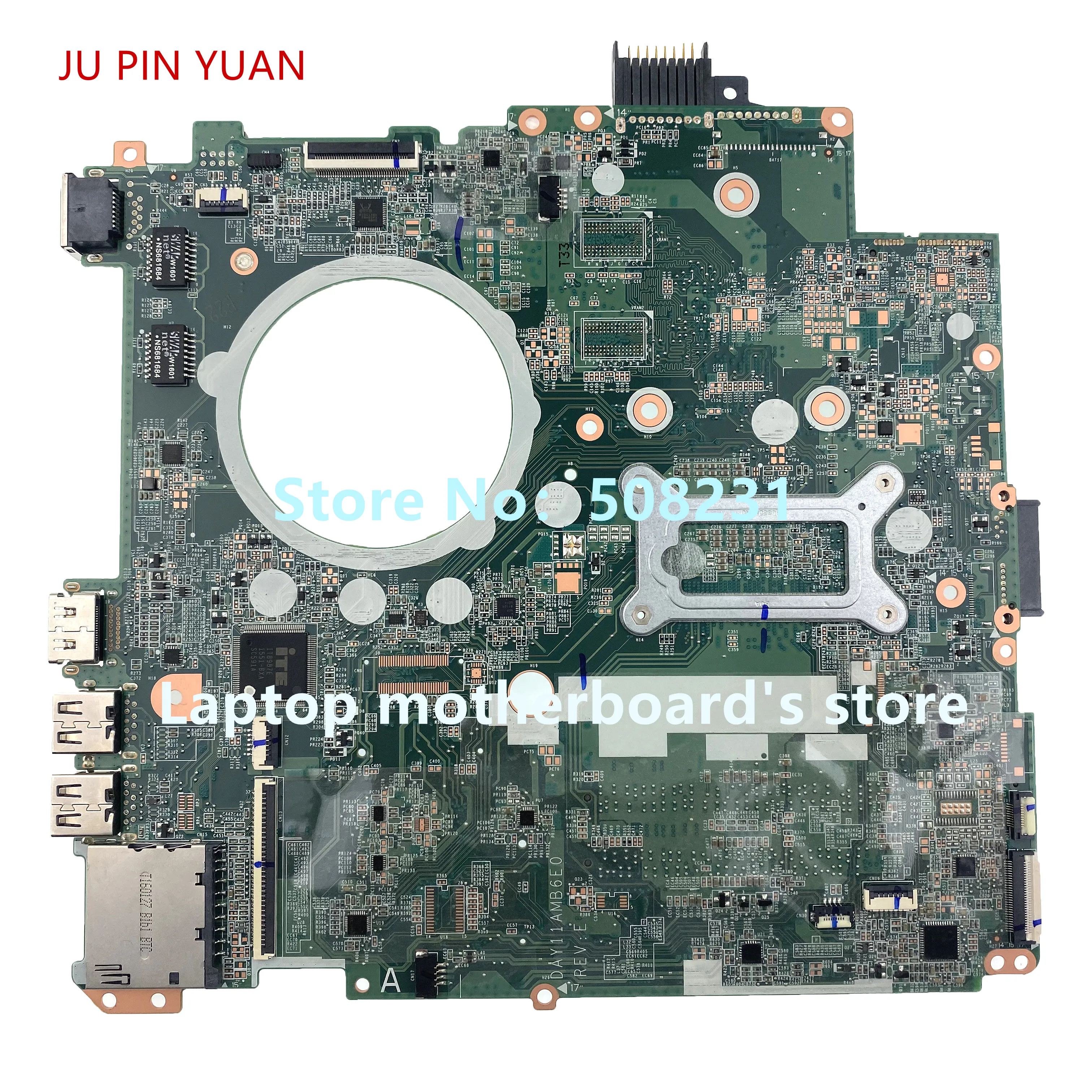 astounding  JU PIN YUAN 782300-501 782300-001 782300-601 for HP ENVY 14T-U 14-u NoteBook PC Laptop Motherboard 