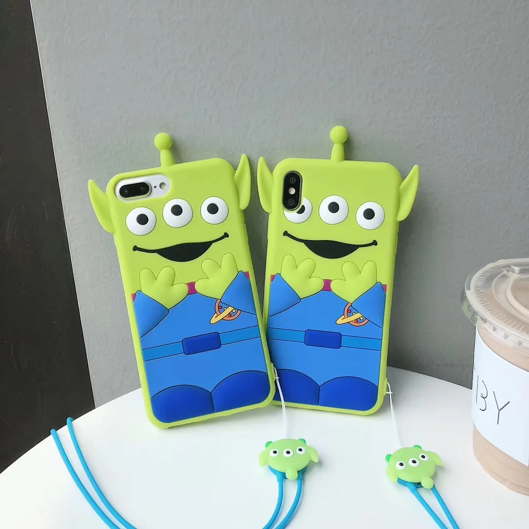 3D стерео мультфильм Классический Аниме трехглазый чехол для телефона iphone Xs MAX XR X 6