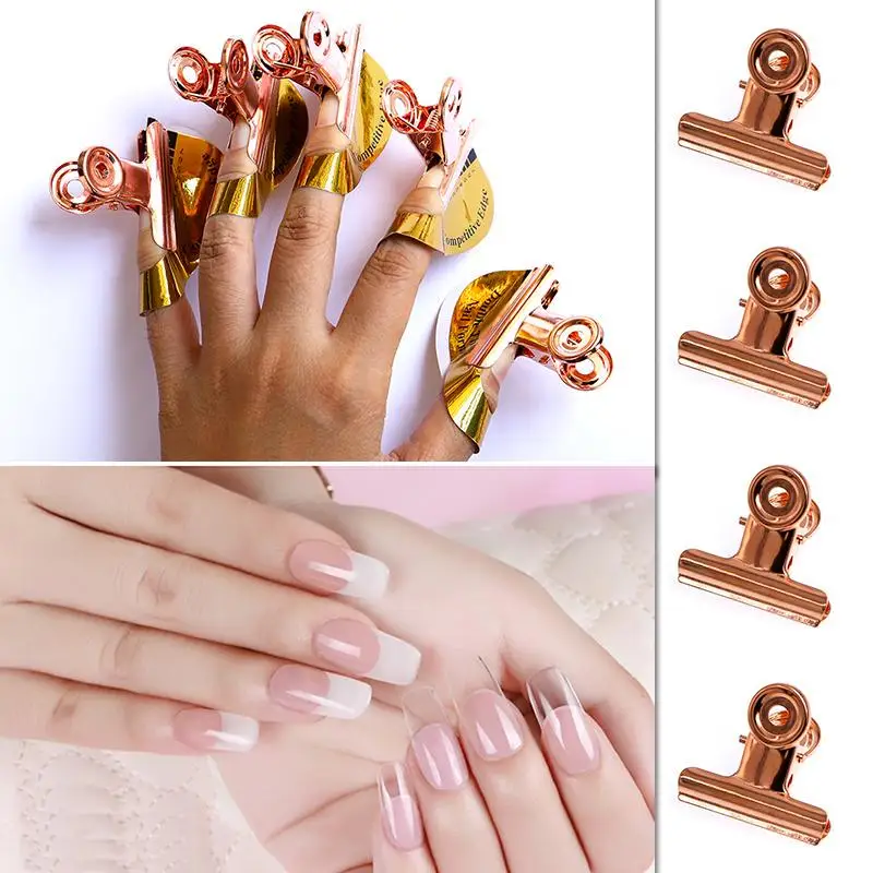 5Pcs/Set C Curve Nail Pinching Clips Form Tips Stainless Steel Acrylic Nails Pinchers Art Tools for French | Красота и здоровье