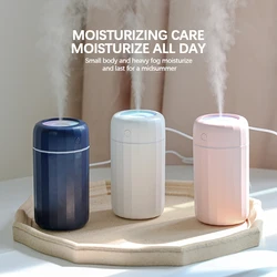 Humidificador de aire portátil con luz colorida para coche, difusor de pulverización ultrasónico para vehículo, Suv, oficina y dormitorio