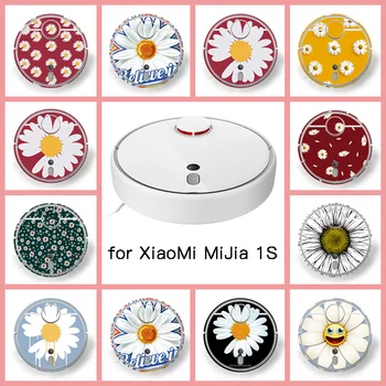 

Provide Customized Custom Vinyl Daisy Cute Sticker for xiaomi Robot MiJia Robotic 1S Vacuum Cleaner Skin Spare Parts Accessories