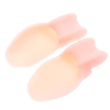 1 пара подлинных защита от вальгусной деформации для езды на велосипеде Ортопедия большого пальца косточки на ноге ортопедические правильный силиконовый обуви разделитель для пальцев ног Pedicure