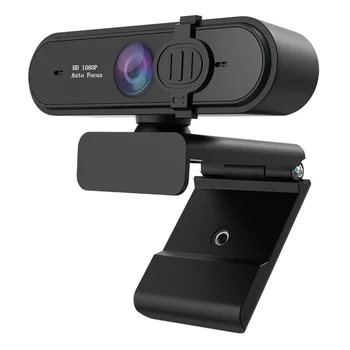

1080P HD Webcam with Auto Focus Microphone Streaming Camera for Video Conferencing Online Work Home Web cam
