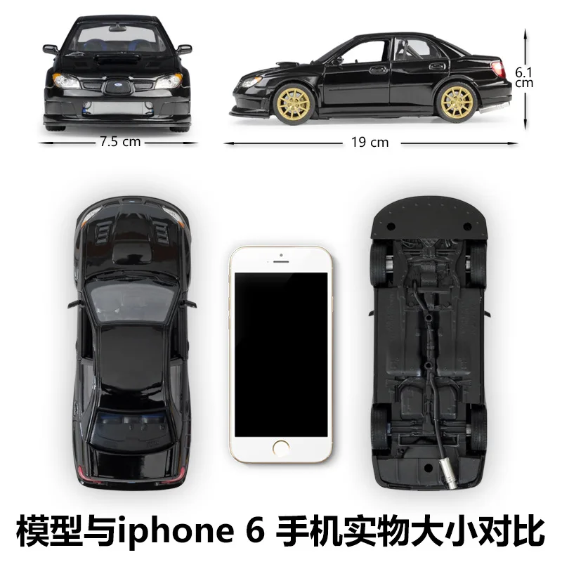 

WELLY Welly 1: 24 Subaru Impreza wrx sti Alloy Car Model
