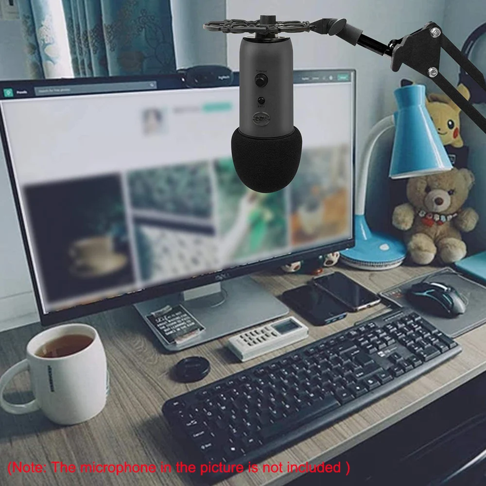 Montagem para Microfone Vibração e Choque Microfone Choque Azul Mais Recente Liga Shockmount Reduz Ruído Combinando Boom Braço Suporte - Image 6