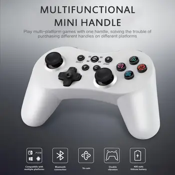 

5 In 1 Wireless Bluetooth Controller Gamepad Dual Motor Vibration 400mA Battery For Switch Pro PS3 PC PC360 Pubg Xbox One Games