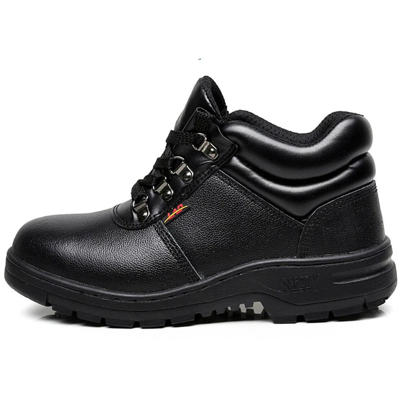 Men Safety Shoes Steel Toe Work Construction Shoes Comfortable Indestructible Cow leather Shoes Puncture Proof High Quality