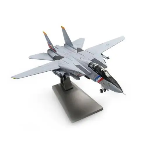 1/100 Металл Том-Кот F14 истребитель серый подарок струя статическая модель аэроплана самолет