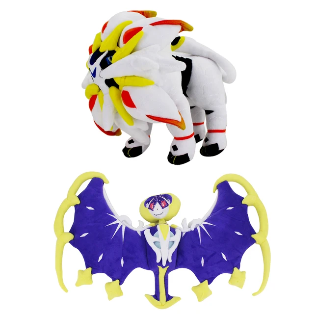 Pokemon Center Lunala Solgaleo Cosmog Plush Doll Stuffed Soft Toy Sun and Moon