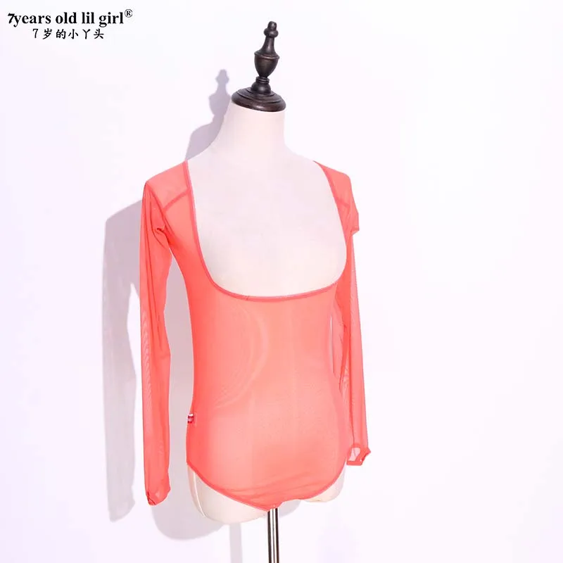 Gauze sexy Transparent Buttonhole Finger Onesie  CQ118