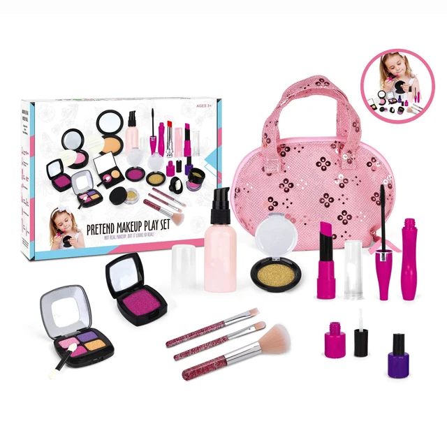 Fashion Girls Make Up Toy Set Pretend Play Princess Pink Makeup Beauty  Safety Non-toxic Kit Toys for Dressing Cosmetic Kids Gift - AliExpress