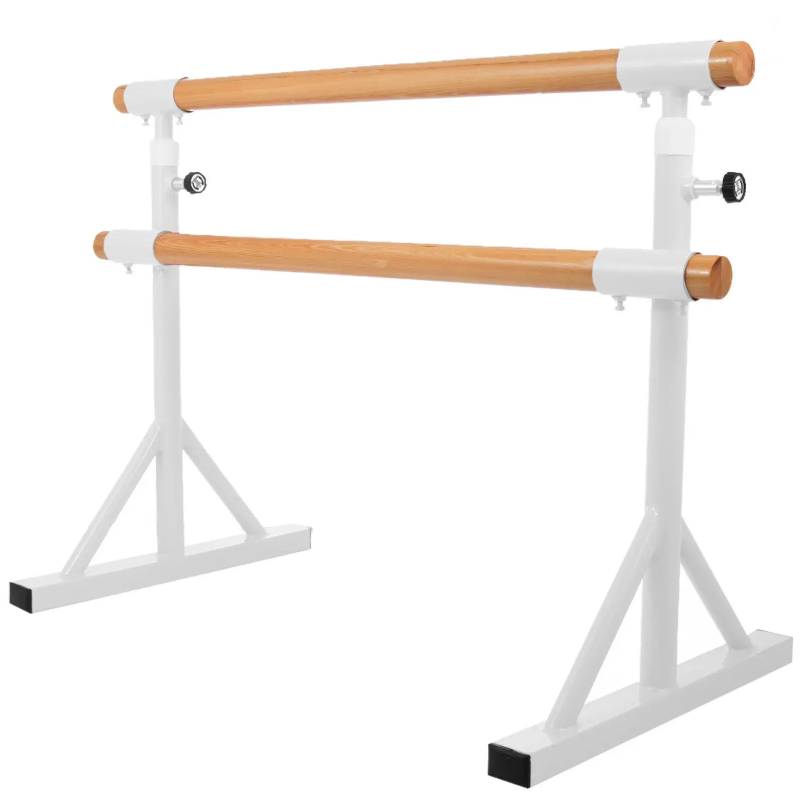 

4FT Ballet Barre Portable Double Freestanding Stretch Dance Bar Adjustable Home