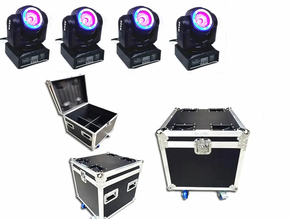 4 PZ 60 W + Корпус flightcase светодиодный подсветка моновиль luz/EE. Уу.