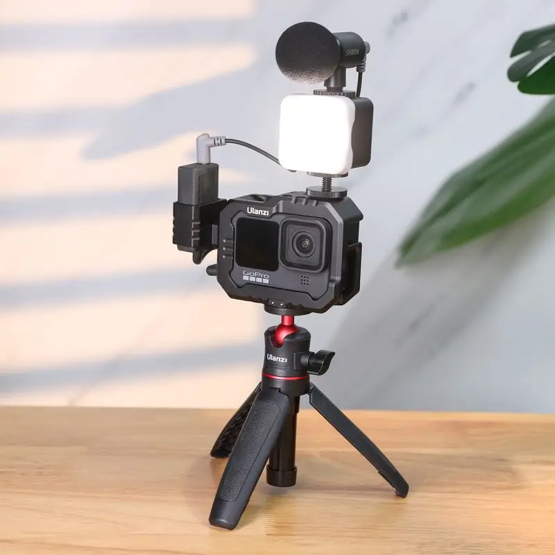 컬러 필터 디퓨저 벌집 LED 라이트 키트, Gopro 10 9 8 DSLR용, IP67 방수 RGB 비디오 라이트, 귀여운 L1Pro