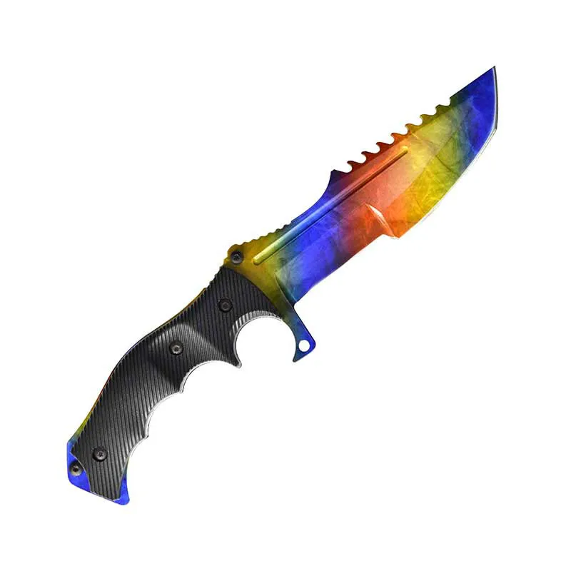 

13cm x 13cm for CSGO Gradient Skin Knife Funny Car Stickers Vinyl Material Body for Car Fashion JDM Car Accessories Decal