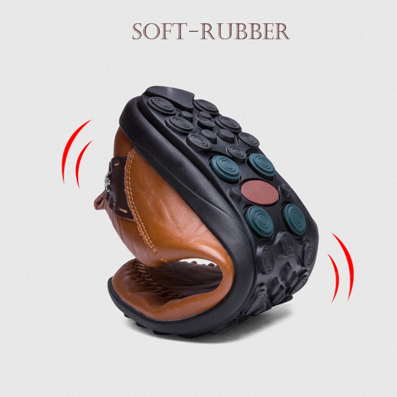 Beste Fhlyiy 38 47 Heren Schoenen Flats Casual Schoen Man Lederen Slip On Loafer Mannen Comfortabele Zwarte Schoenen Heren luxe Designer Loafers