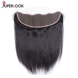 Straight Lace Frontal 13x4 5x5 Lace Closure Only Natural Brazilian Virgin Human Hair Remy Pre Plucked Bleached Knots For Women