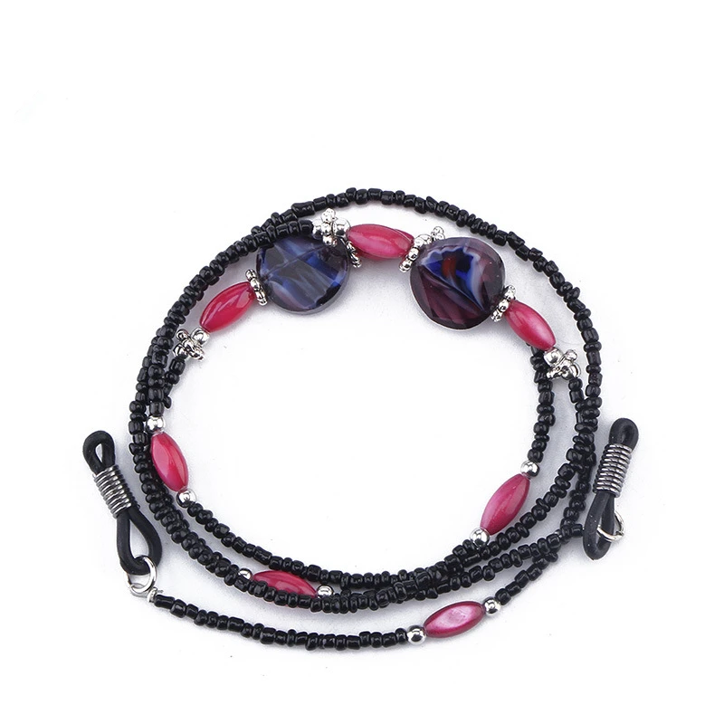 69cm-A Novelty Conch Shell Reading Glasses Chain Sunglasses Eyewears Cord Holder Neck Strap Rope Necklace Eyeglass String Lanyard - Цвет: 69cm-A