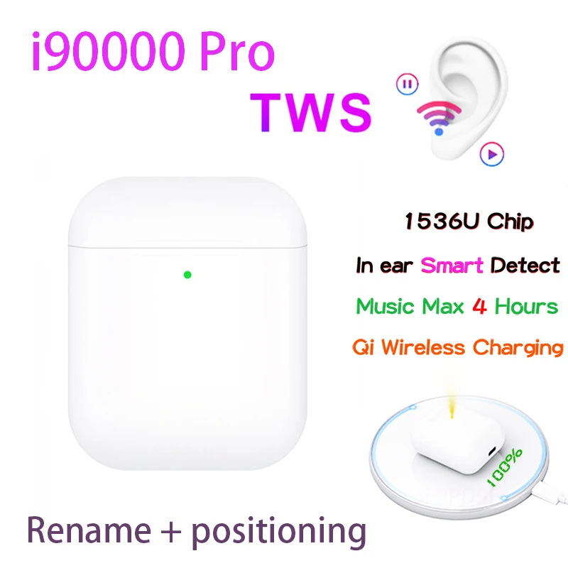 Tanie Oryginalny i90000 Pro TWS 11 douszne słuchawki bluetooth Mini bezprzewodowy sport słuchawki słuchawki słuchawki stereo elari PK Aire 2 3